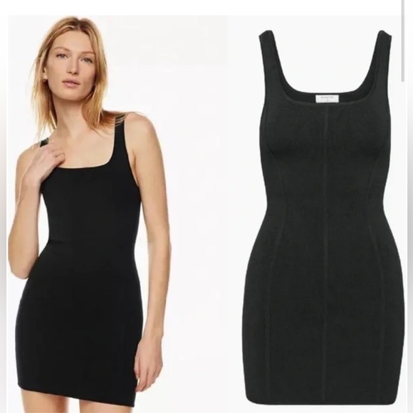 Aritzia Babaton Sculpt Knit Body icon Mini Dress - Picture 1 of 3